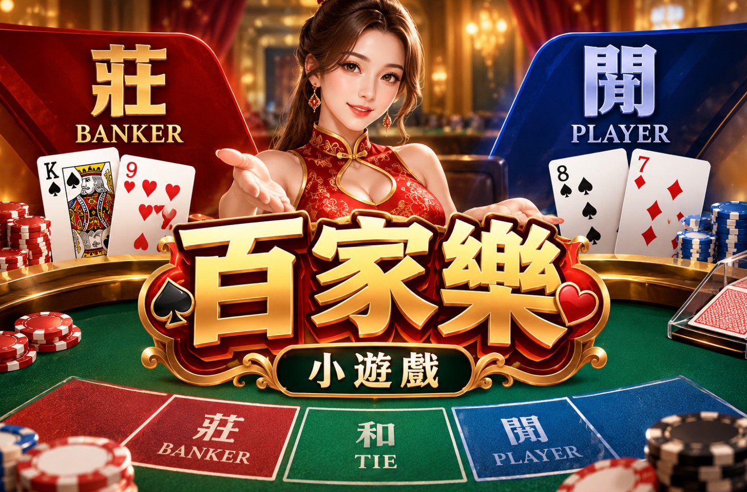 百家樂小遊戲｜玩法規則、補牌方式、賠率與新手入門完整教學
