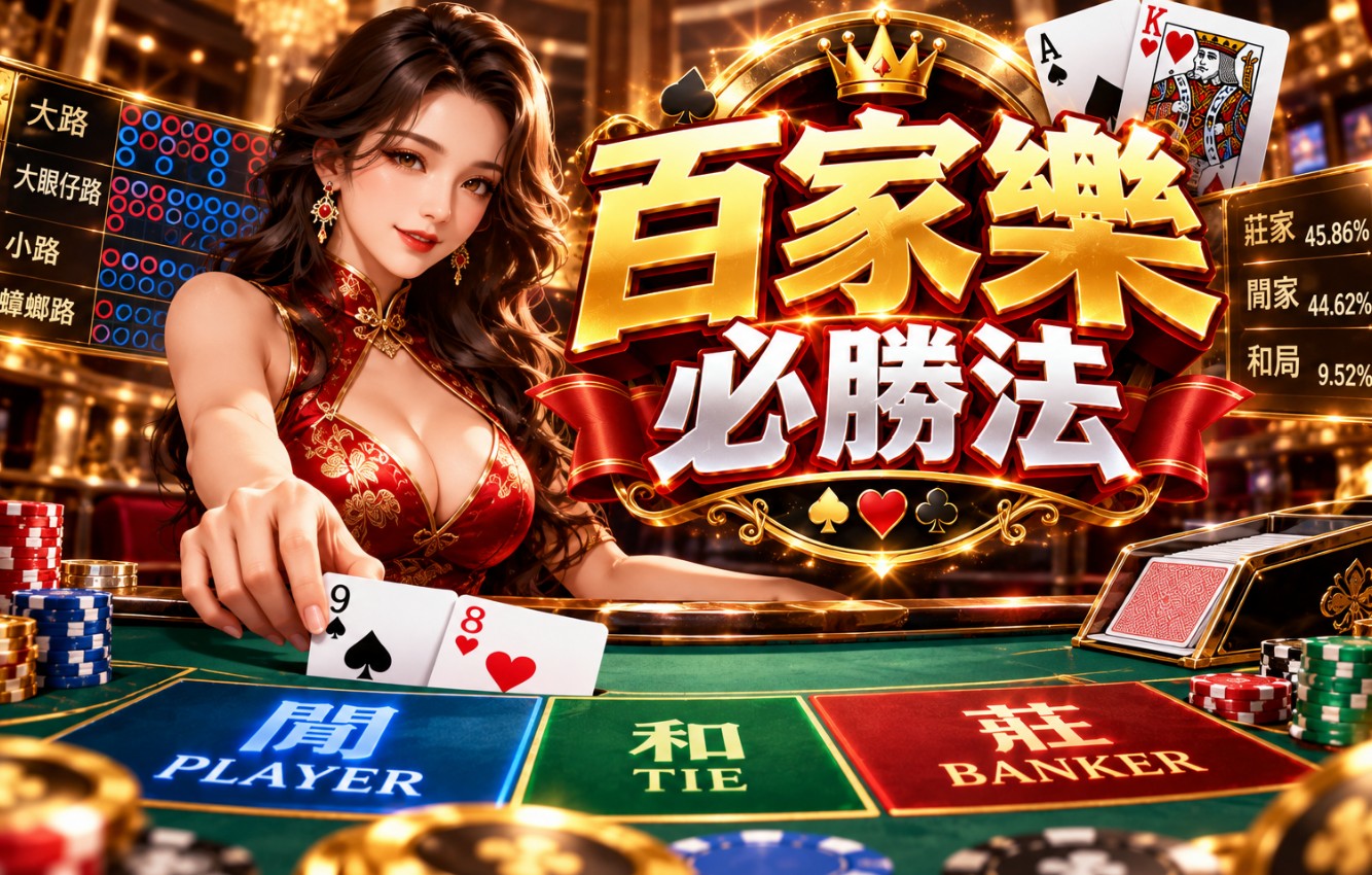 百家樂必勝法｜4大常見打法、牌路技巧與資金管理完整攻略